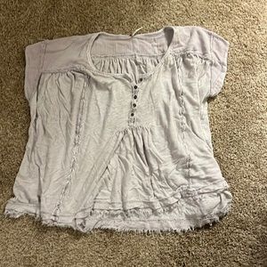 Free people flowy lavender blouse